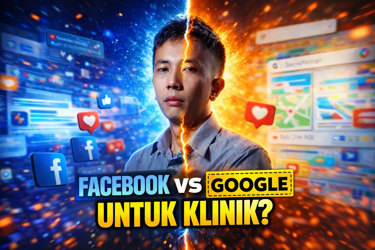 Meta Ads vs. Google Ads Klinik Kecantikan: Mana yang Lebih Efisien?